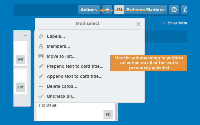 Multiselect for Trello gallery image