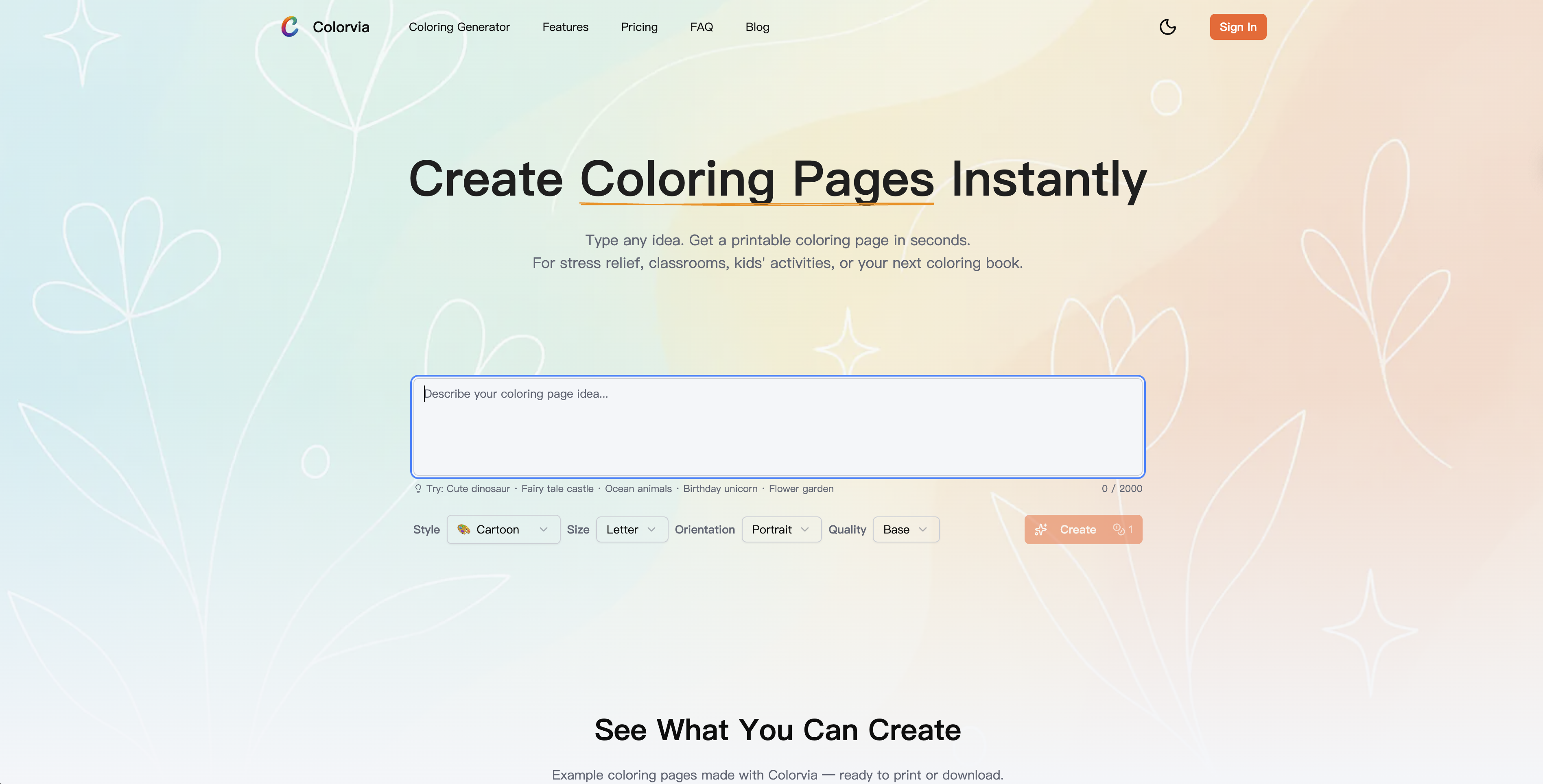 Colorvia - Main product screenshot demonstrating key features and user interface