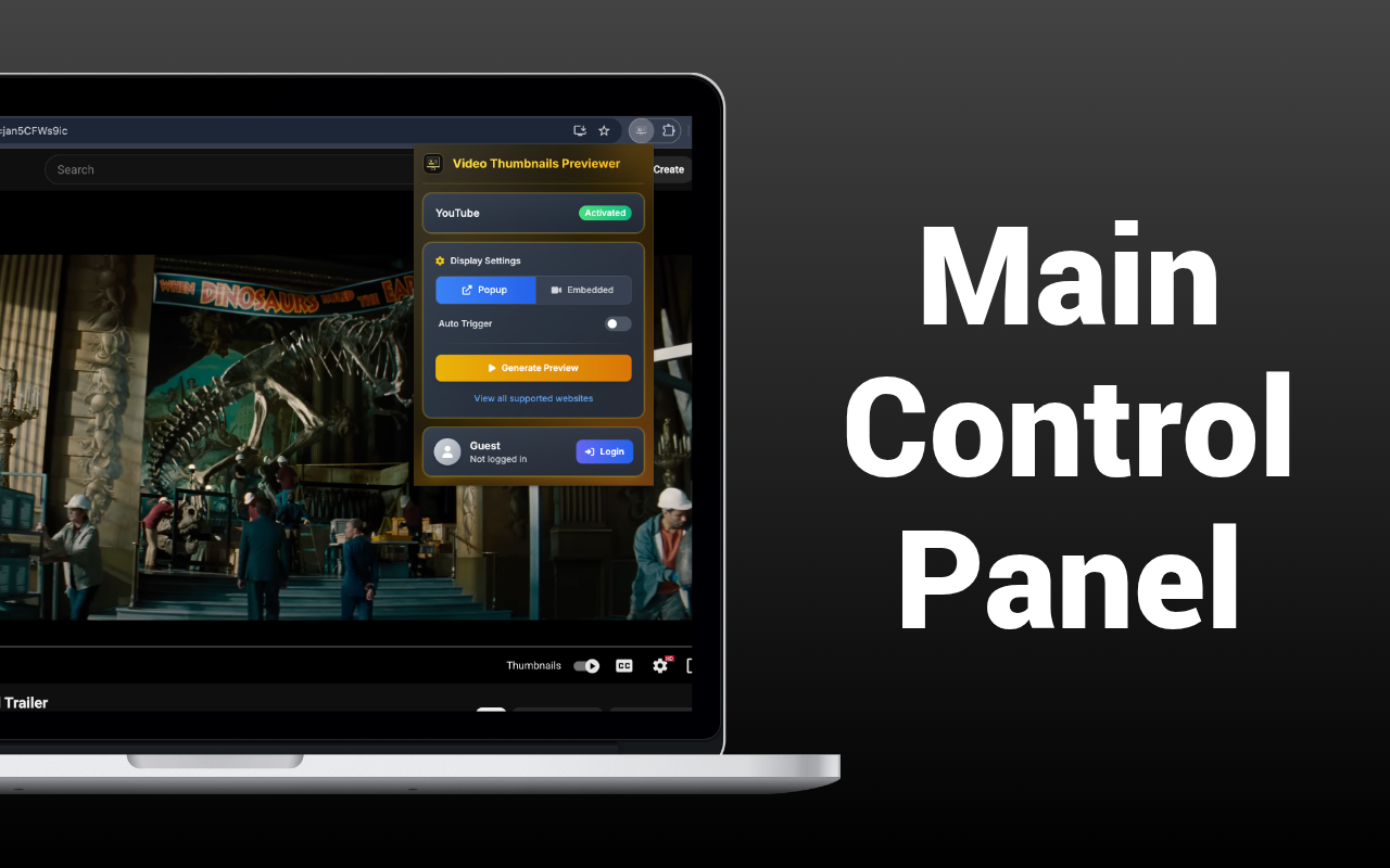 Média Aperçu des miniatures vidéo - Générer une chronologie de miniature interactive pour les vidéos en ligne 2