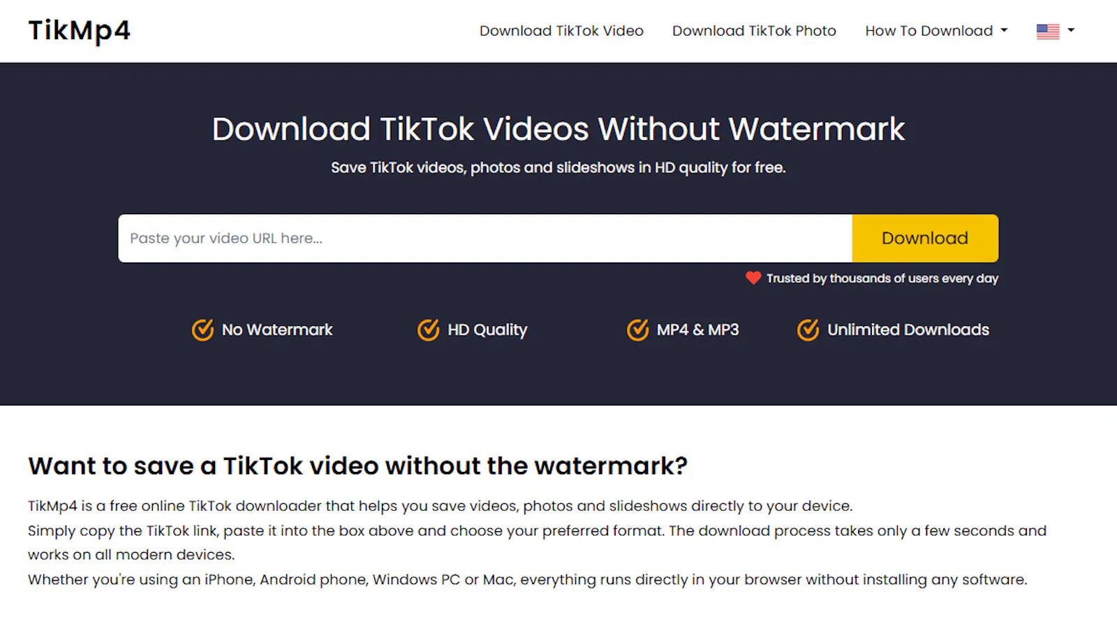 TikMp4 screenshot 1