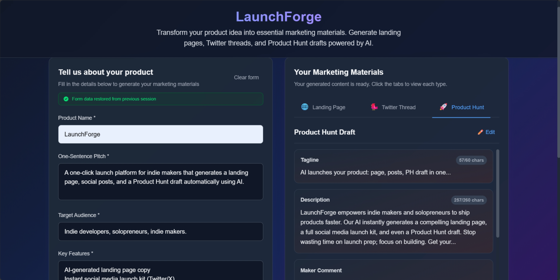 LaunchForge gallery image