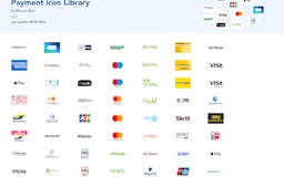 Payment icons Library media 2