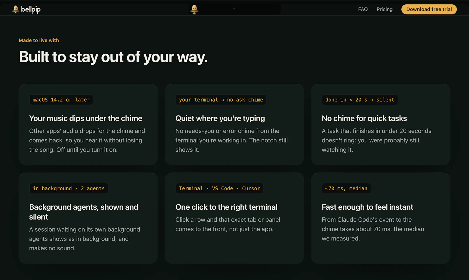 Bellpip screenshot 2