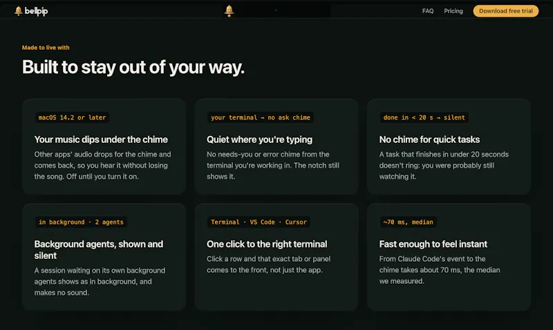 Bellpip screenshot 2