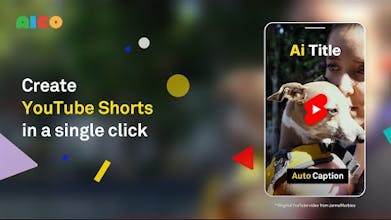AICO - Herramienta de edición de video potenciada por inteligencia artificial que transforma videos de YouTube en Shorts cautivadores.