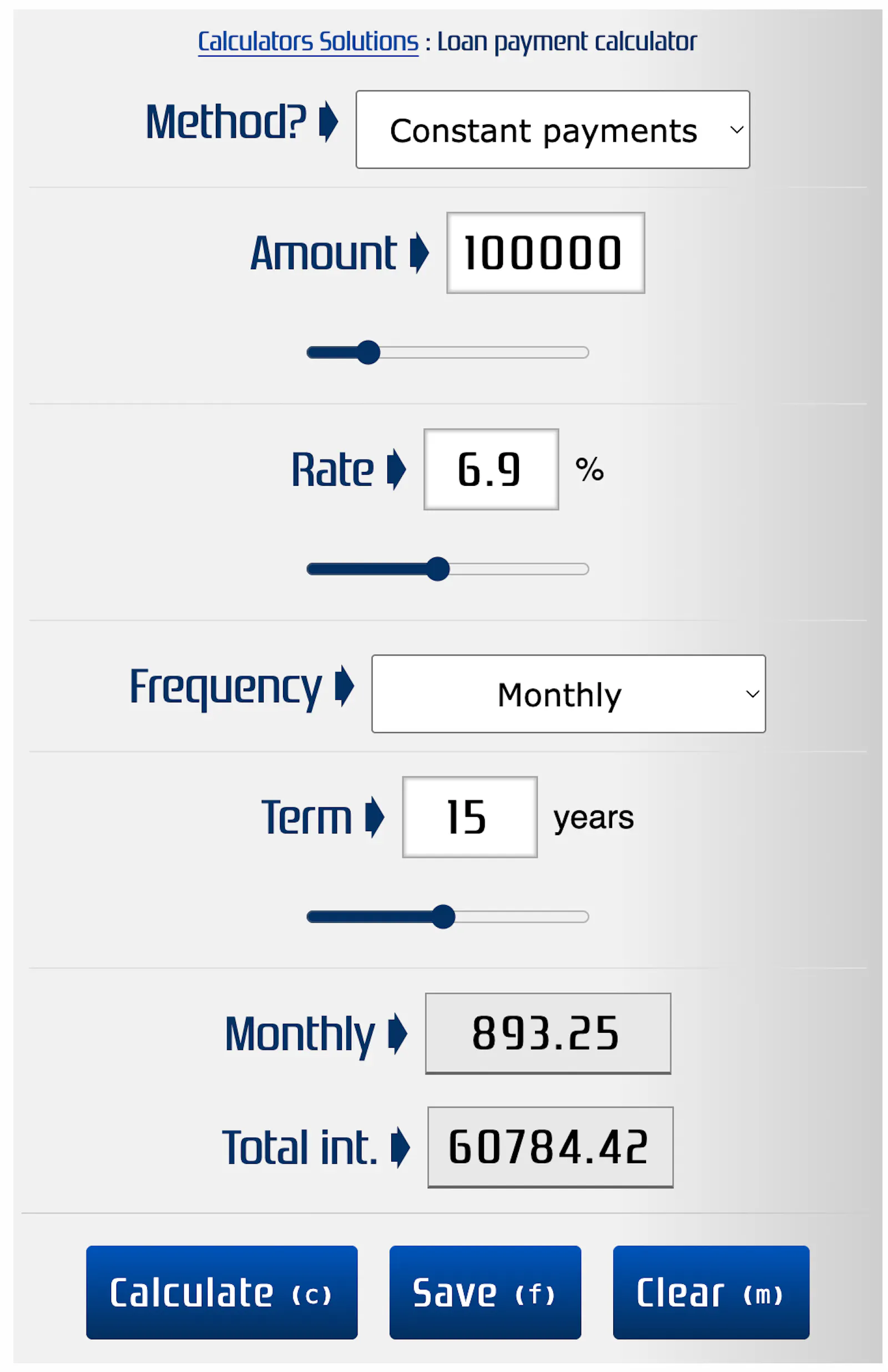 Calculators.Solutions screenshot 9