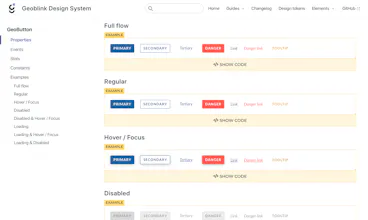Geoblink Design System gallery image