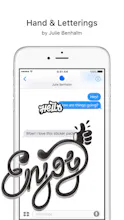 Hand & Letterings Stickers gallery image