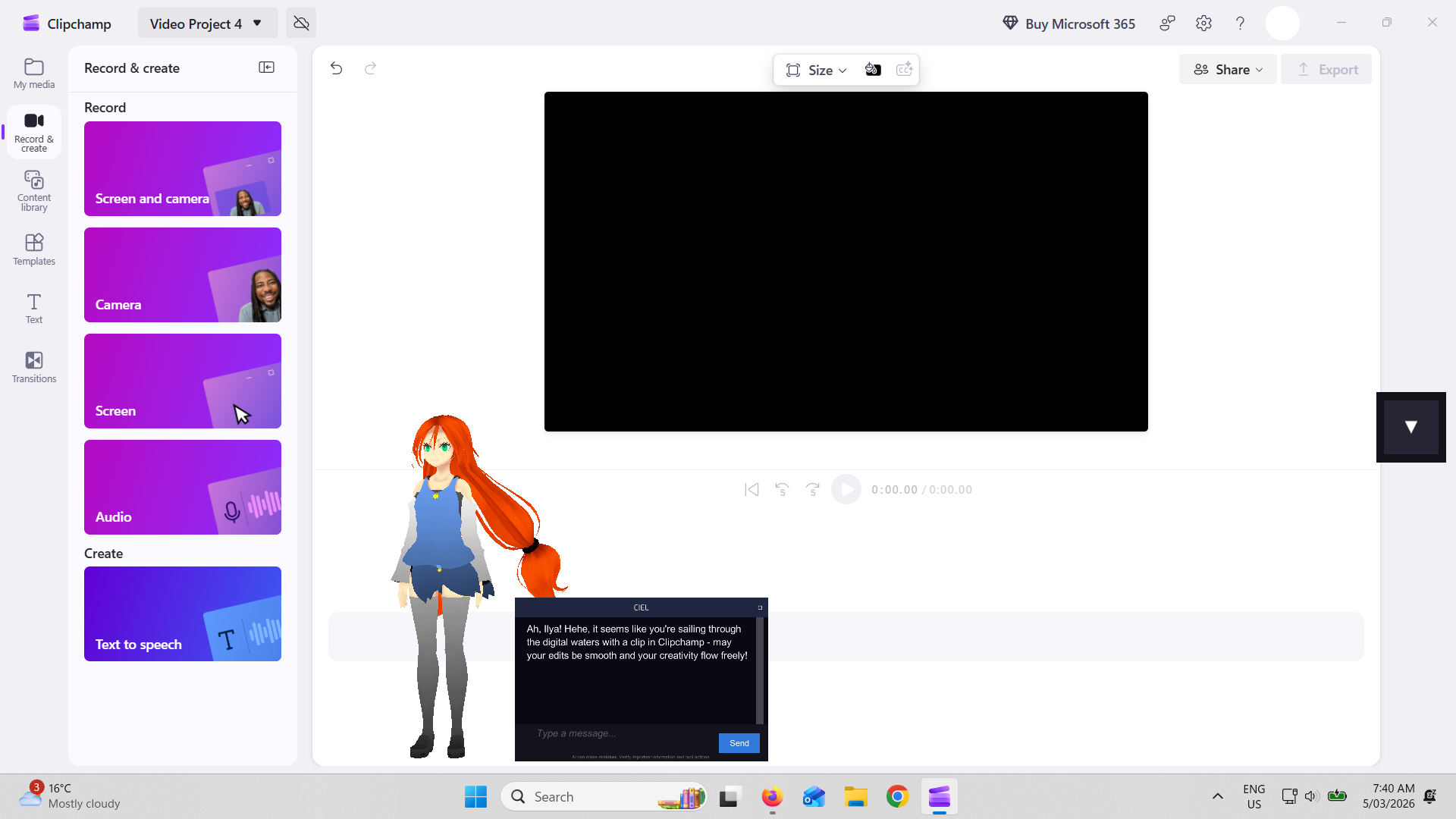 CielChan: Offline Desktop AI Companion - Screenshot 4 showing product features and functionality