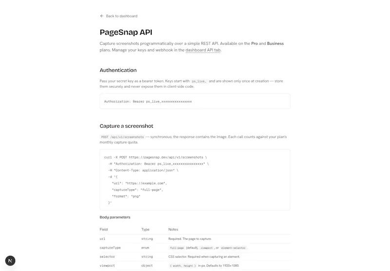 PageSnap screenshot 3