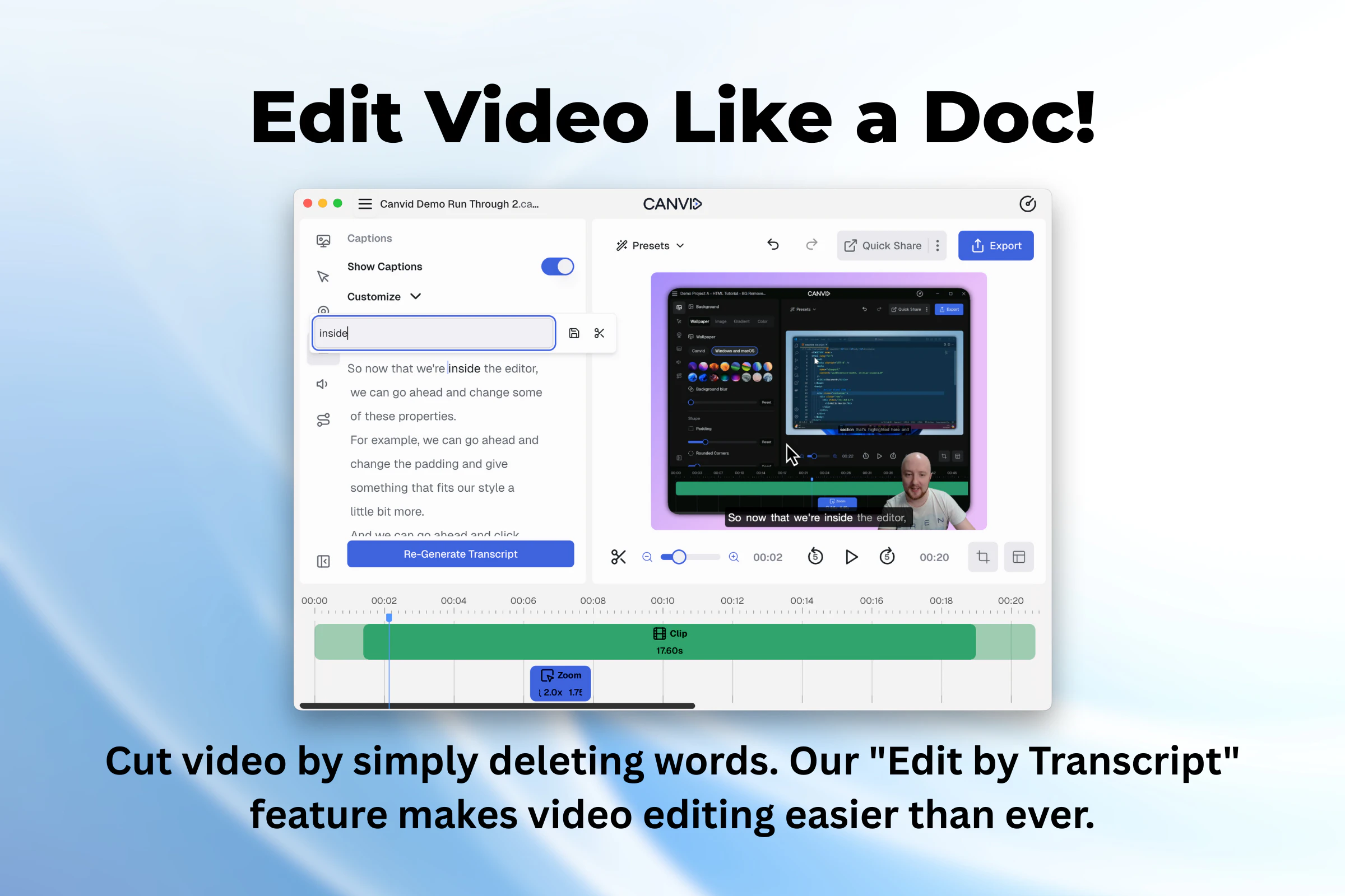 Canvid — screenshot 2 showing tool features and UI