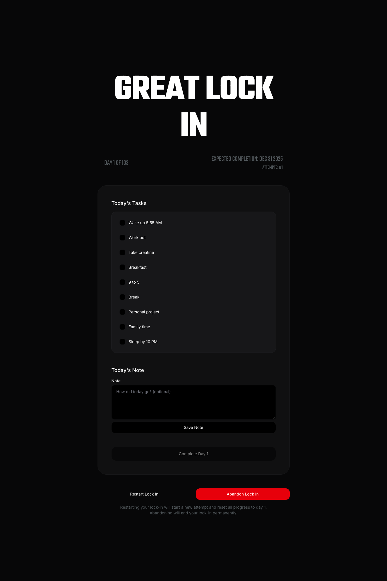 Lock In - Screenshot 2 preview