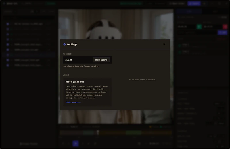 VQC - Video Quick Cut screenshot 4