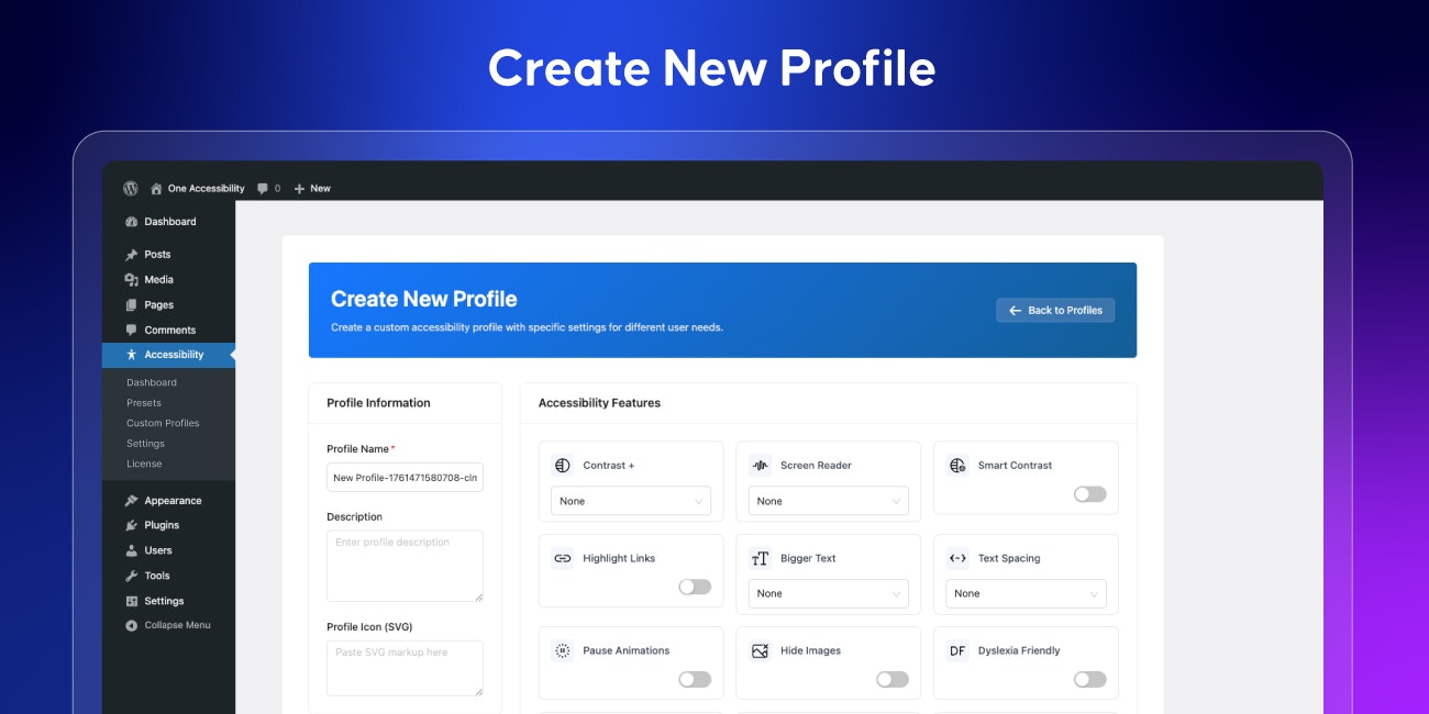 One Accessibility gallery image