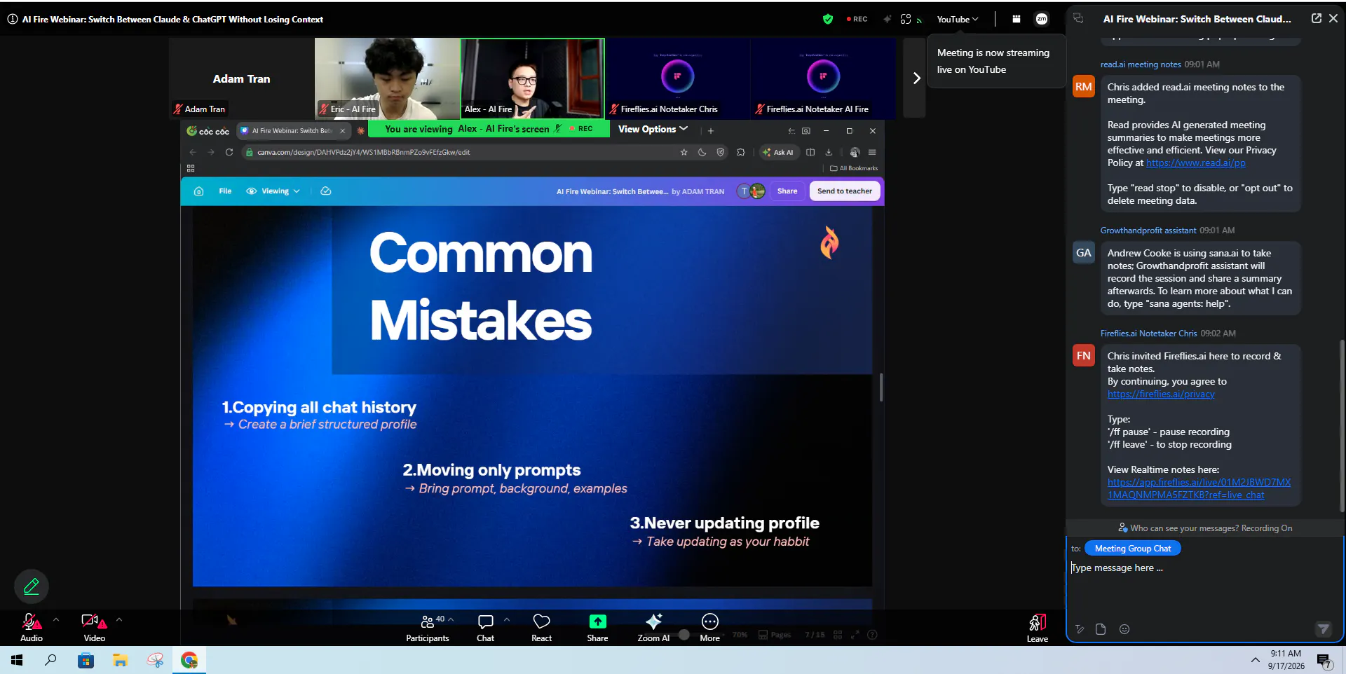ChatGPT and Claude Context Transfer gallery image