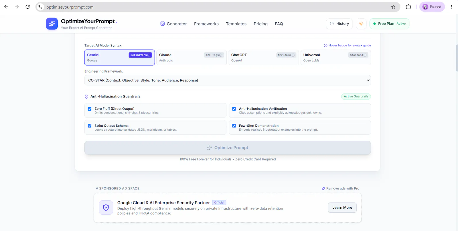 OptimizeYourPrompt. screenshot 3