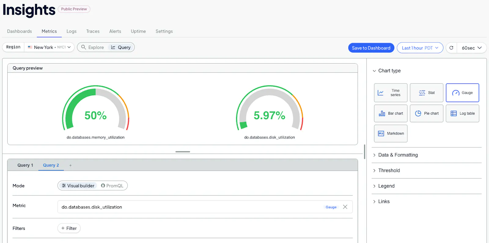 DigitalOcean Insights screenshot 3