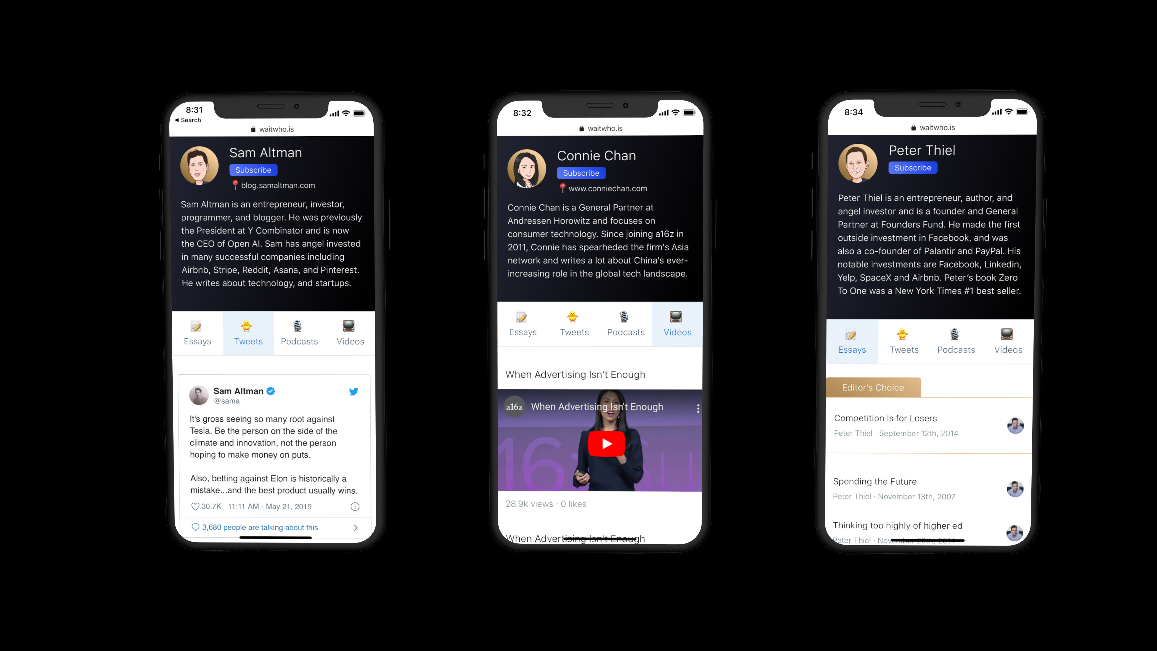 WaitWho.is gallery image