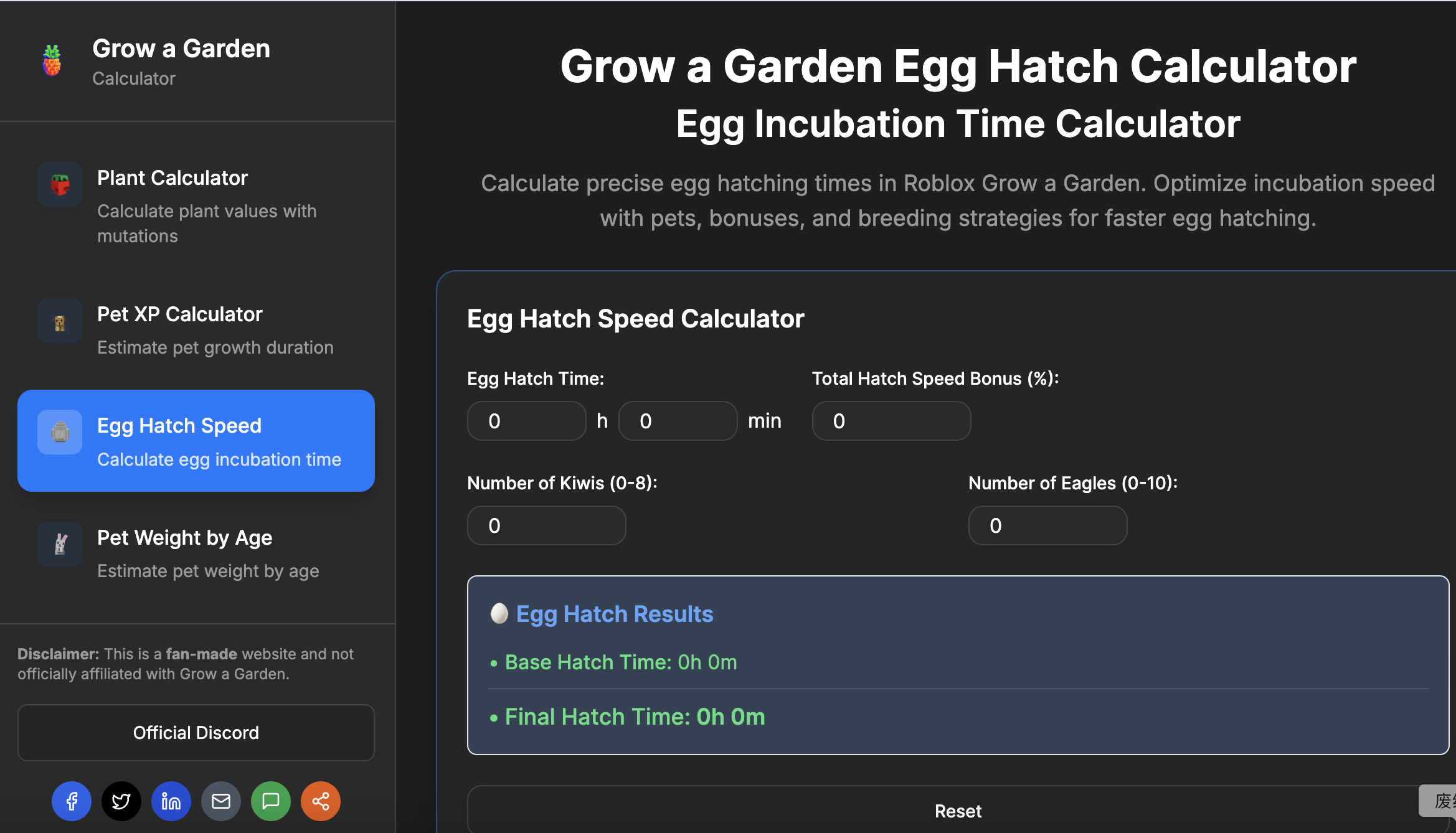 Grow a Garden Calculator gallery image