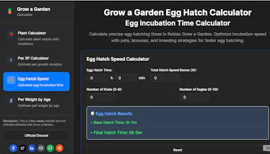 Grow a Garden Calculator gallery image