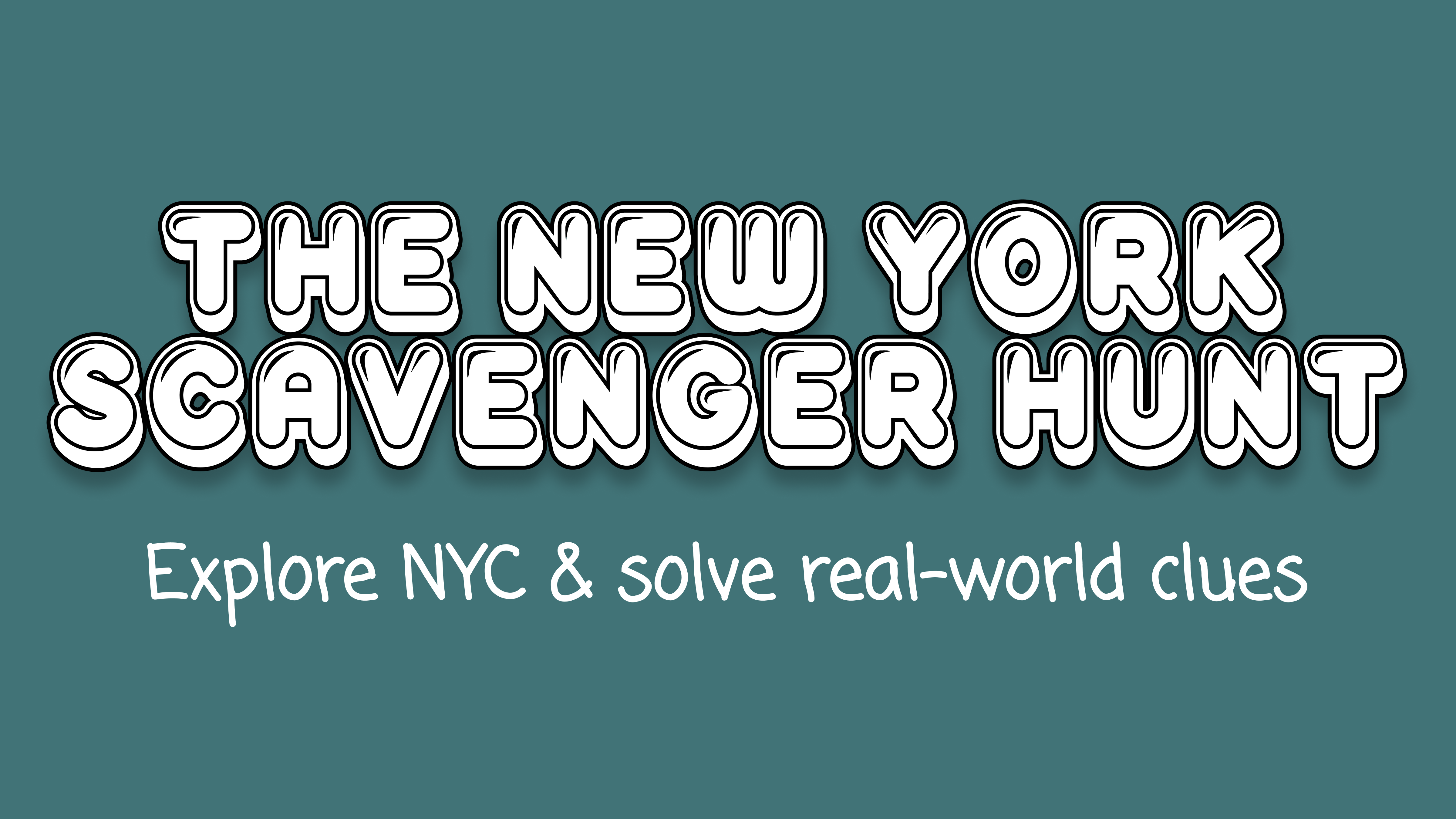 The New York Scavenger Hunt - Main product screenshot demonstrating key features and user interface