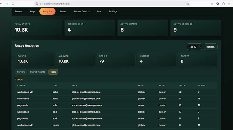 MCP Runtime screenshot 6