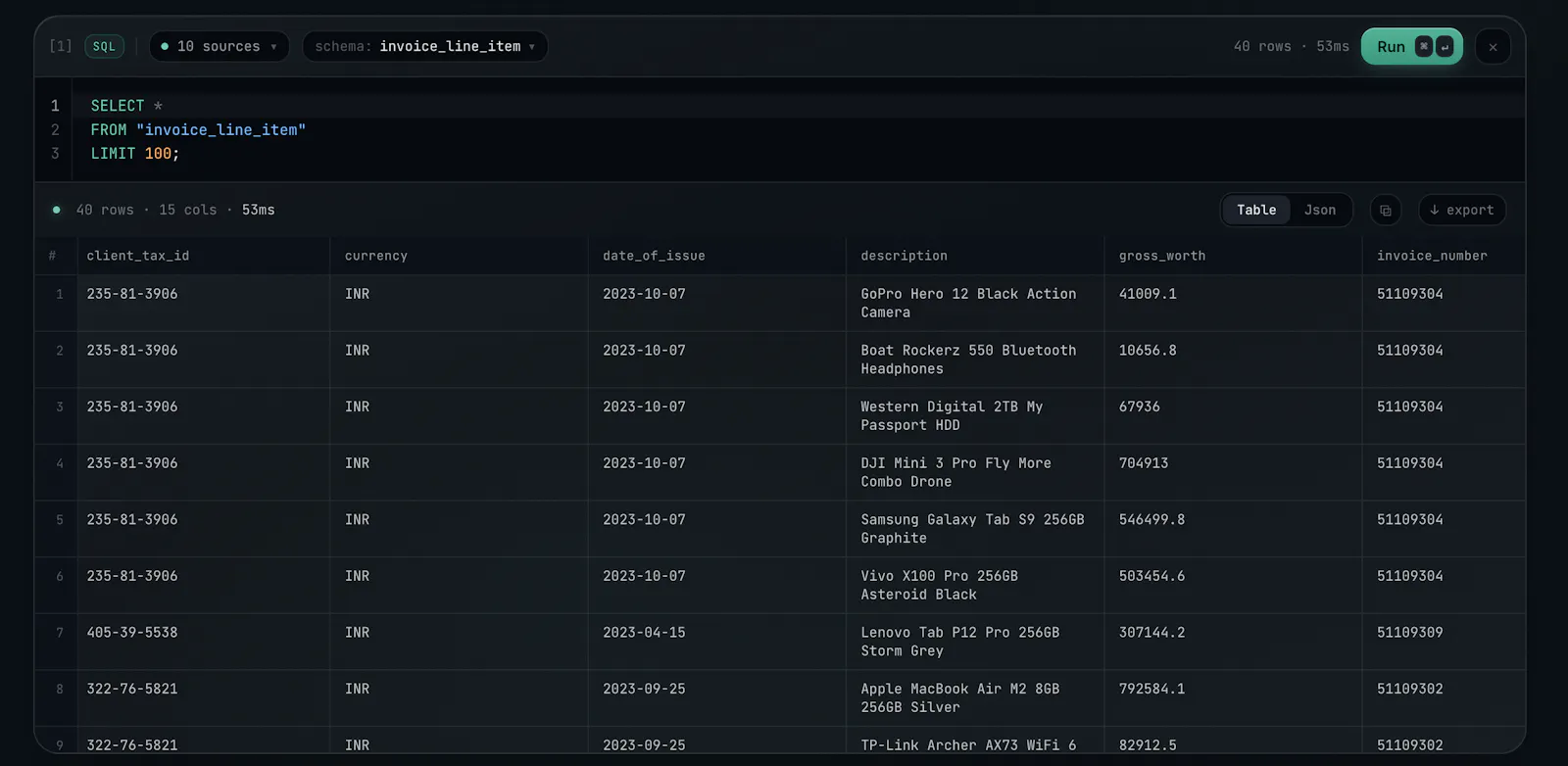 sheetscope screenshot 2