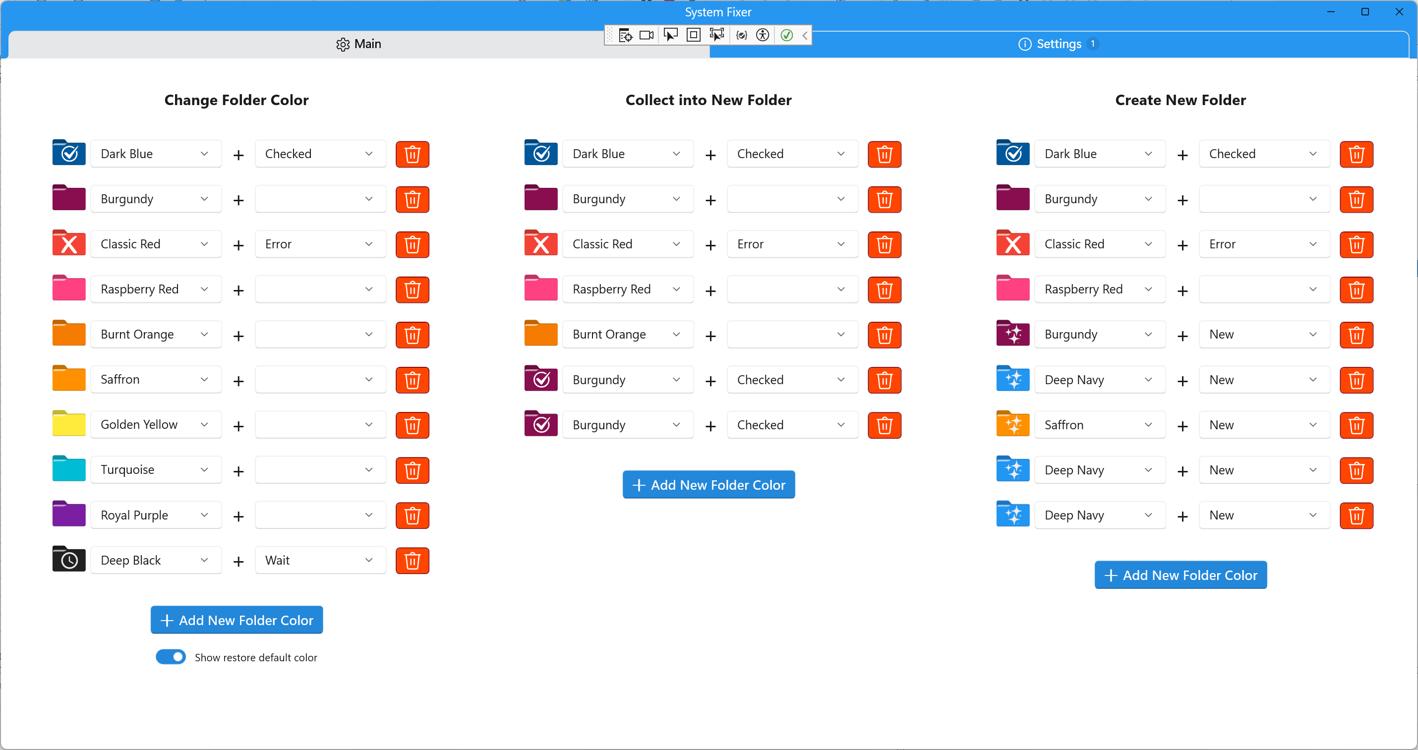 Folder Colors for Windows - Screenshot 3 showing product features and functionality