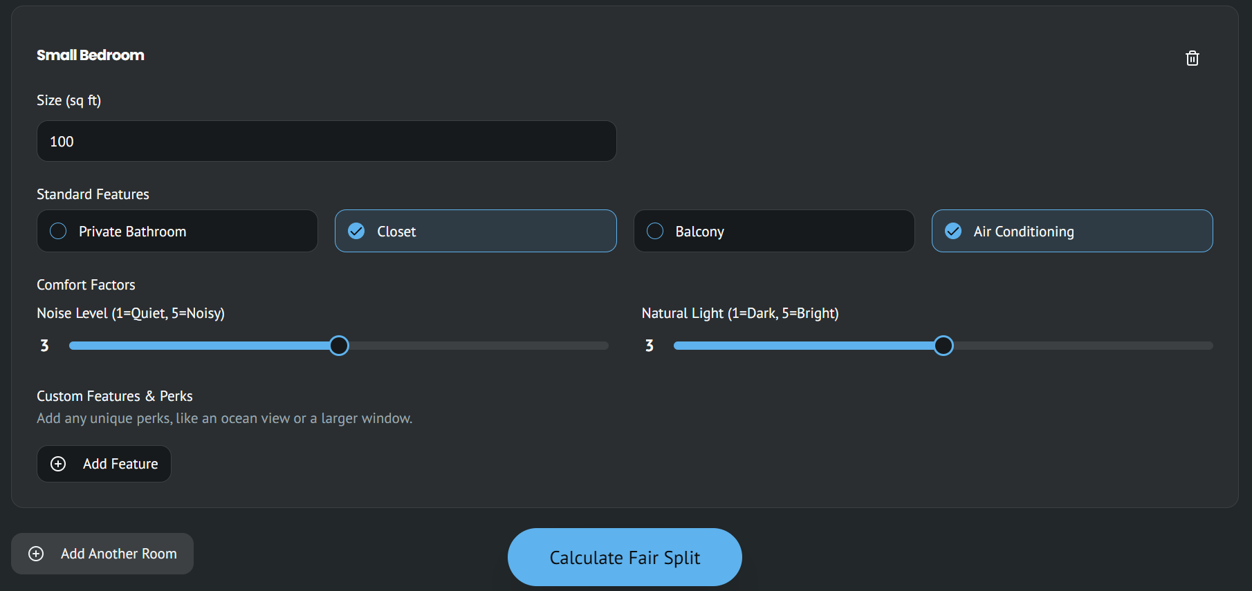 Rent Split Calculator gallery image
