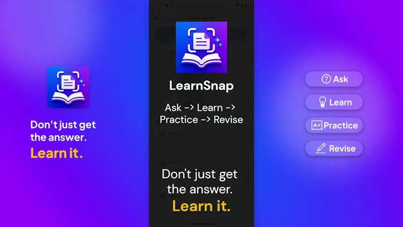 LearnSnap screenshot 1 (video preview)