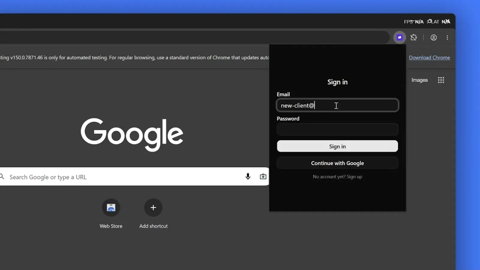 ChromeShip screenshot 1 (video preview)