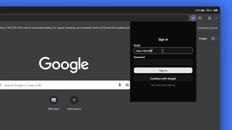 ChromeShip screenshot 1 (video preview)