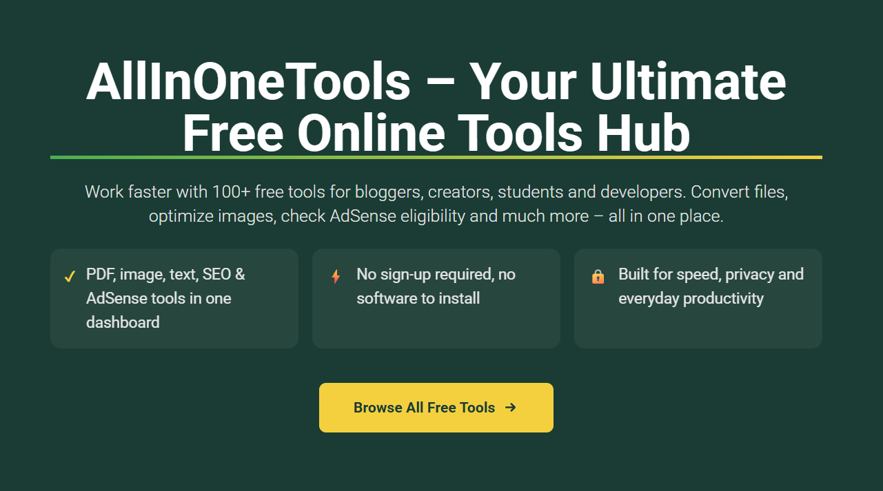 All In One Tools - Screenshot 2 showing product features and functionality