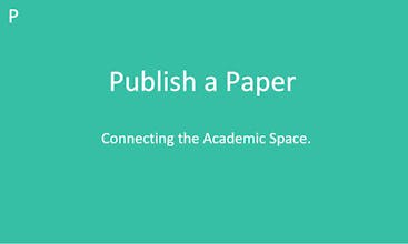 Publish a Paper gallery image