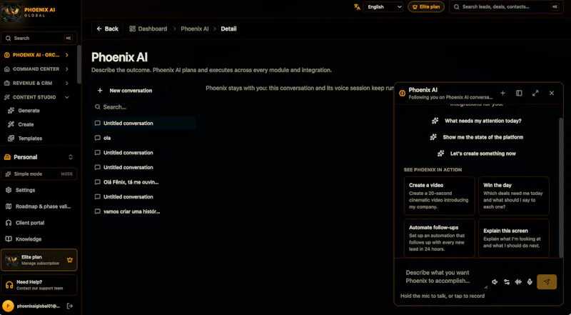 Phoenix AI Global screenshot 3