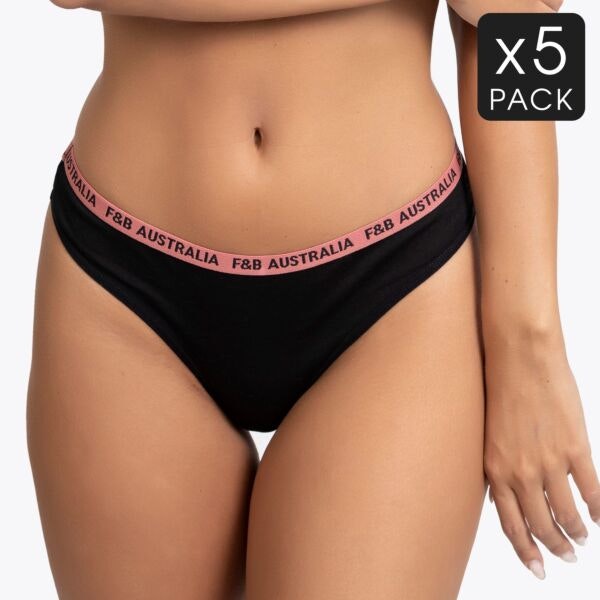 G String Black Heels Edition 5 Pack