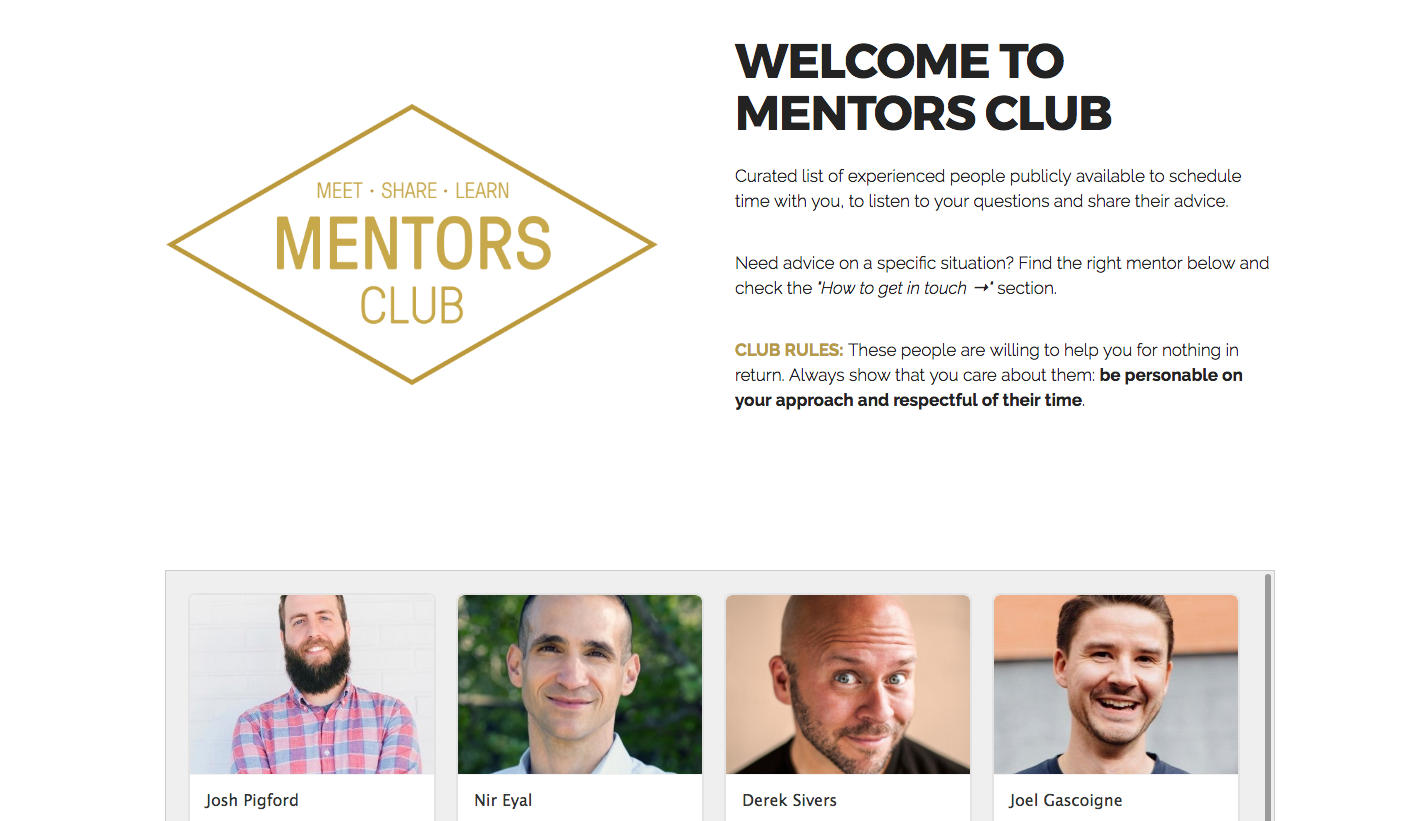 MENTORS CLUB gallery image