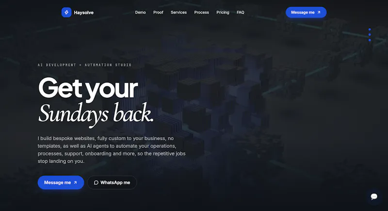 Haysolve screenshot 1