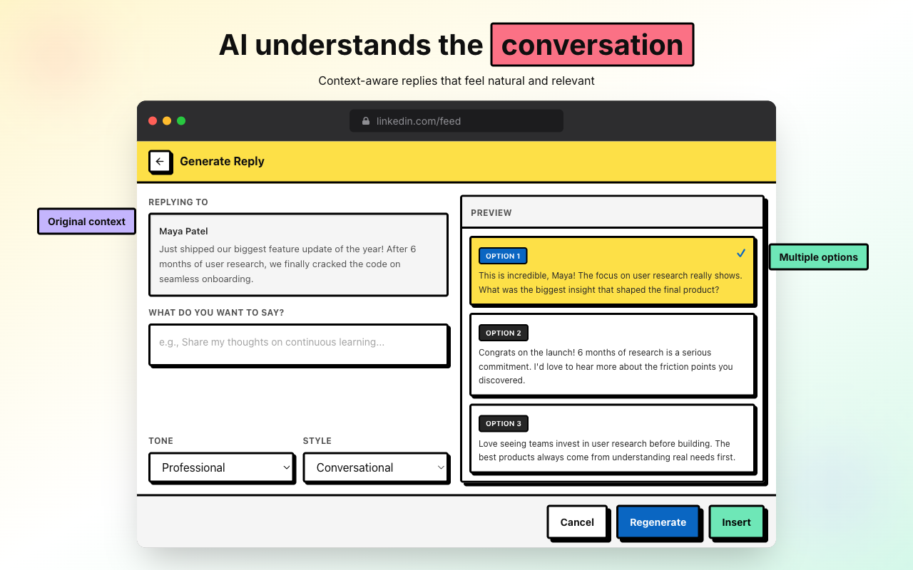 Clearly Linked - Screenshot 4 showing product features and functionality