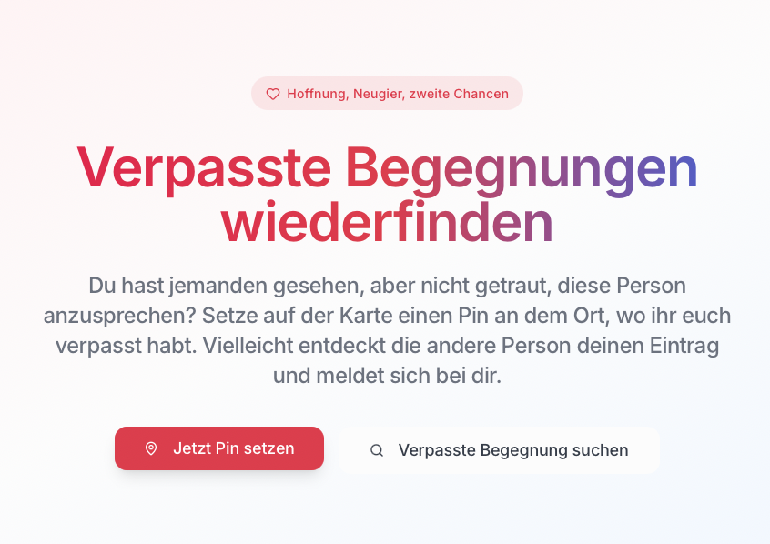 Pinme-Find missed real-life connections
