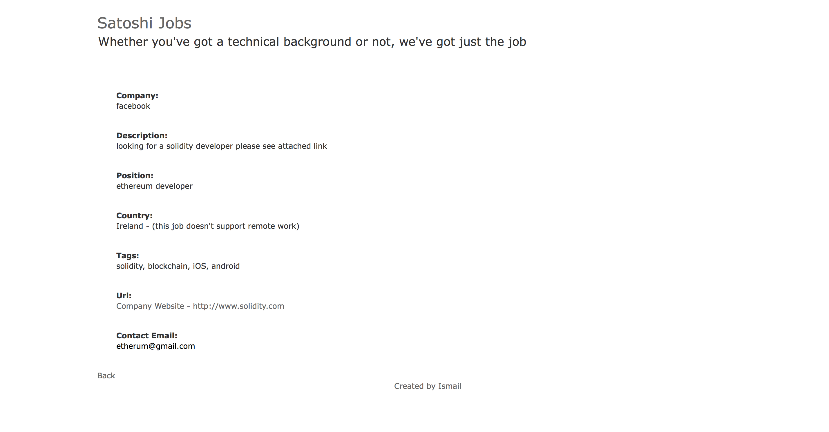 Satoshi Jobs gallery image