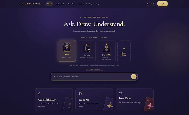 Arcavoya screenshot 1
