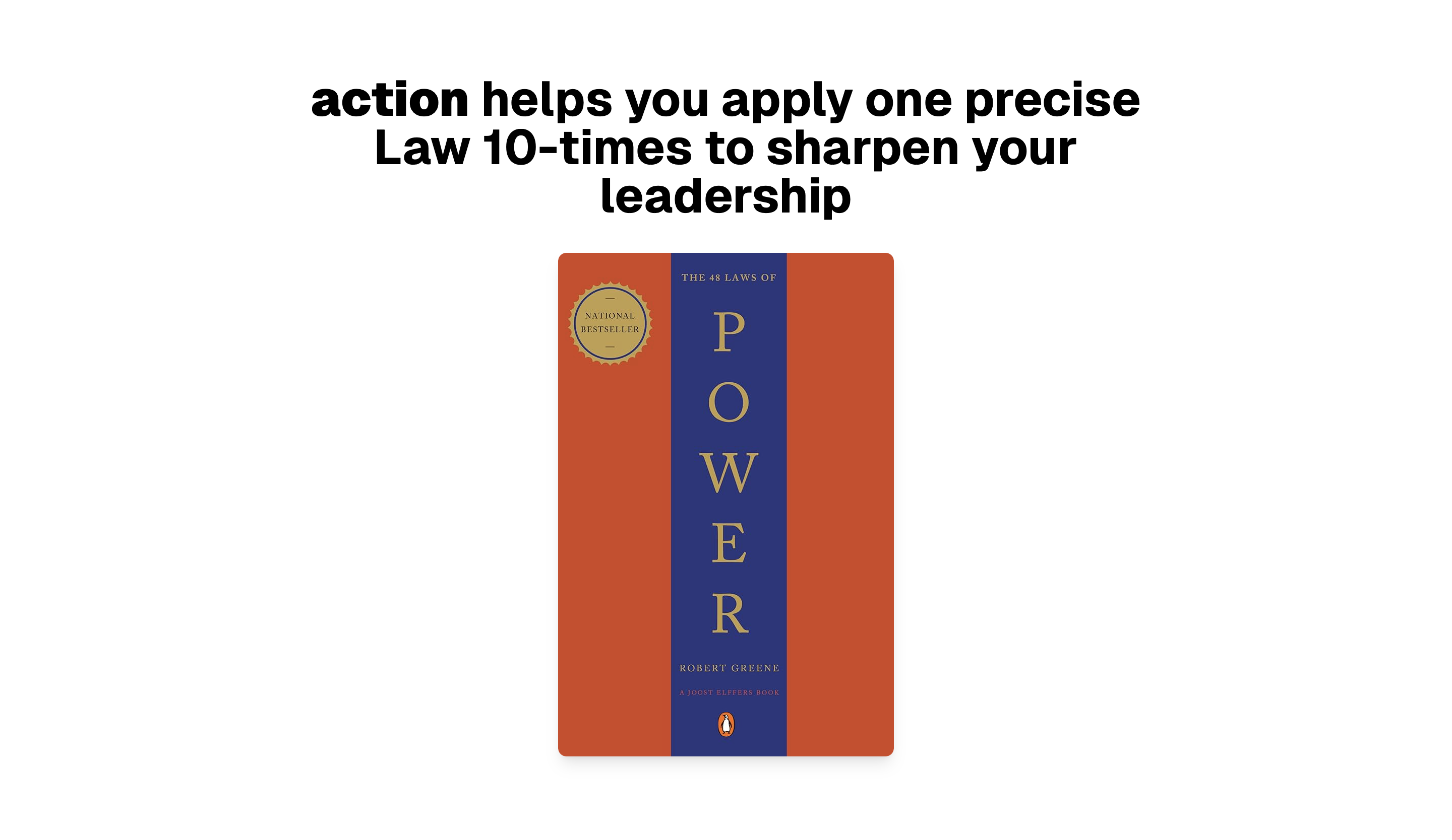 ACTION, FOR LEADERS gallery image