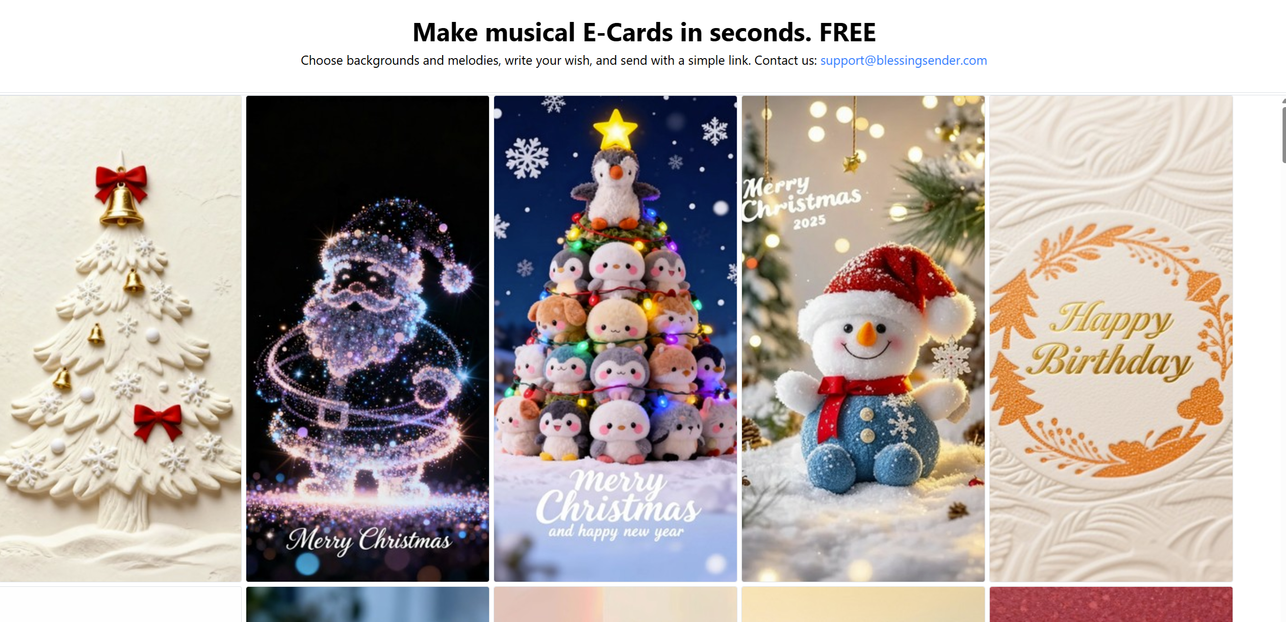 Blessing sender - Screenshot 3 showing product features and functionality