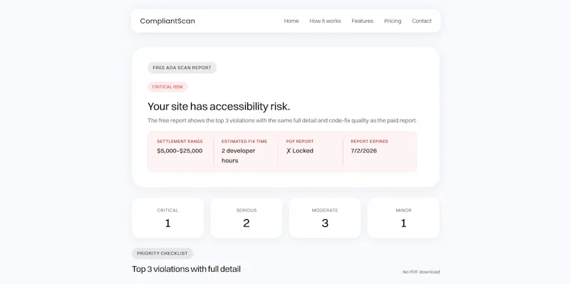 CompliantScan screenshot 3
