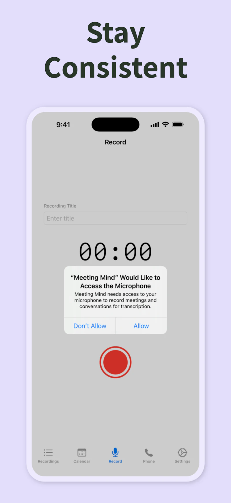 Meeting Mind screenshot 2
