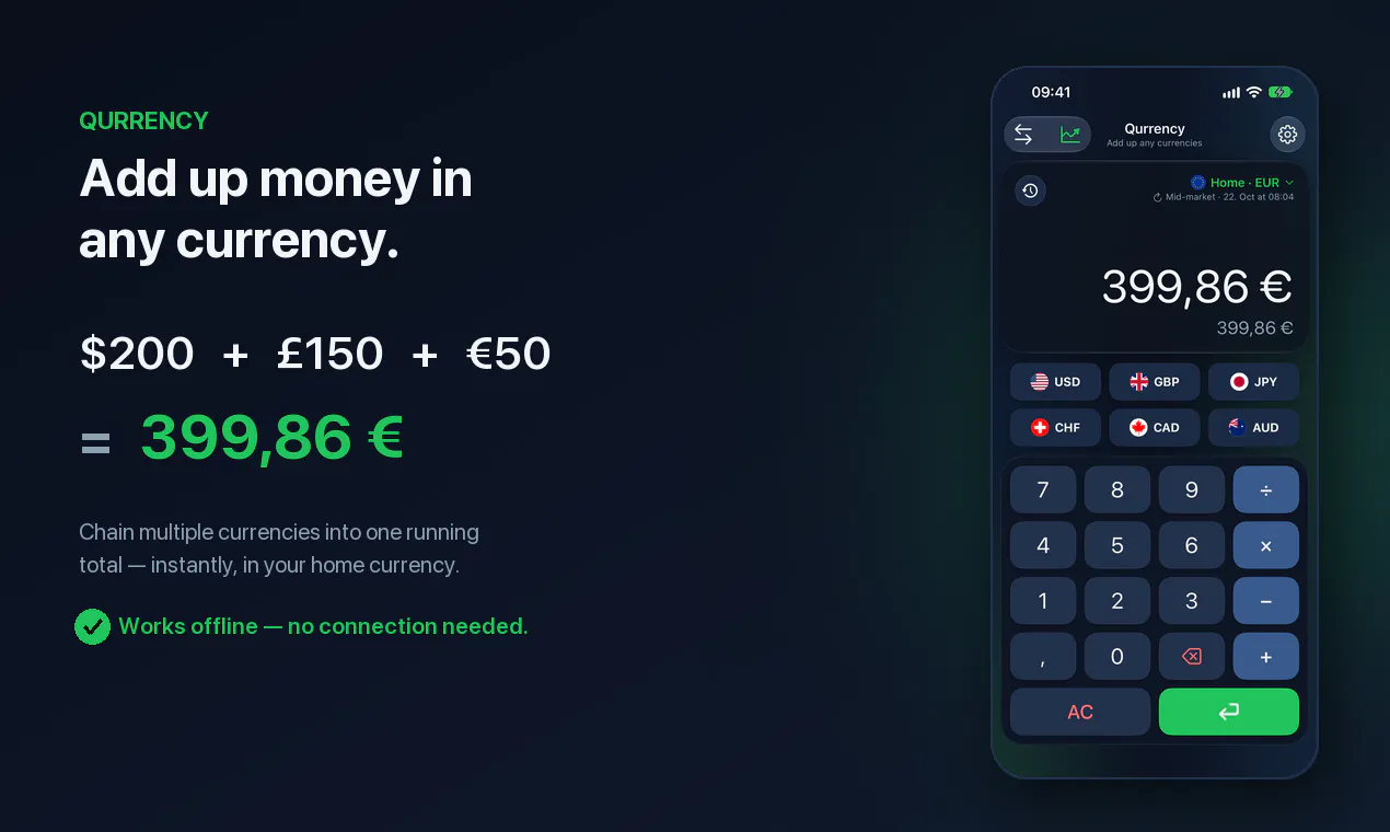 Qurrency: Currency Calculator gallery image