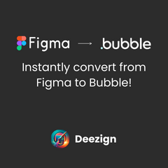 Deezign: Figma to Bubble.io Converter logo