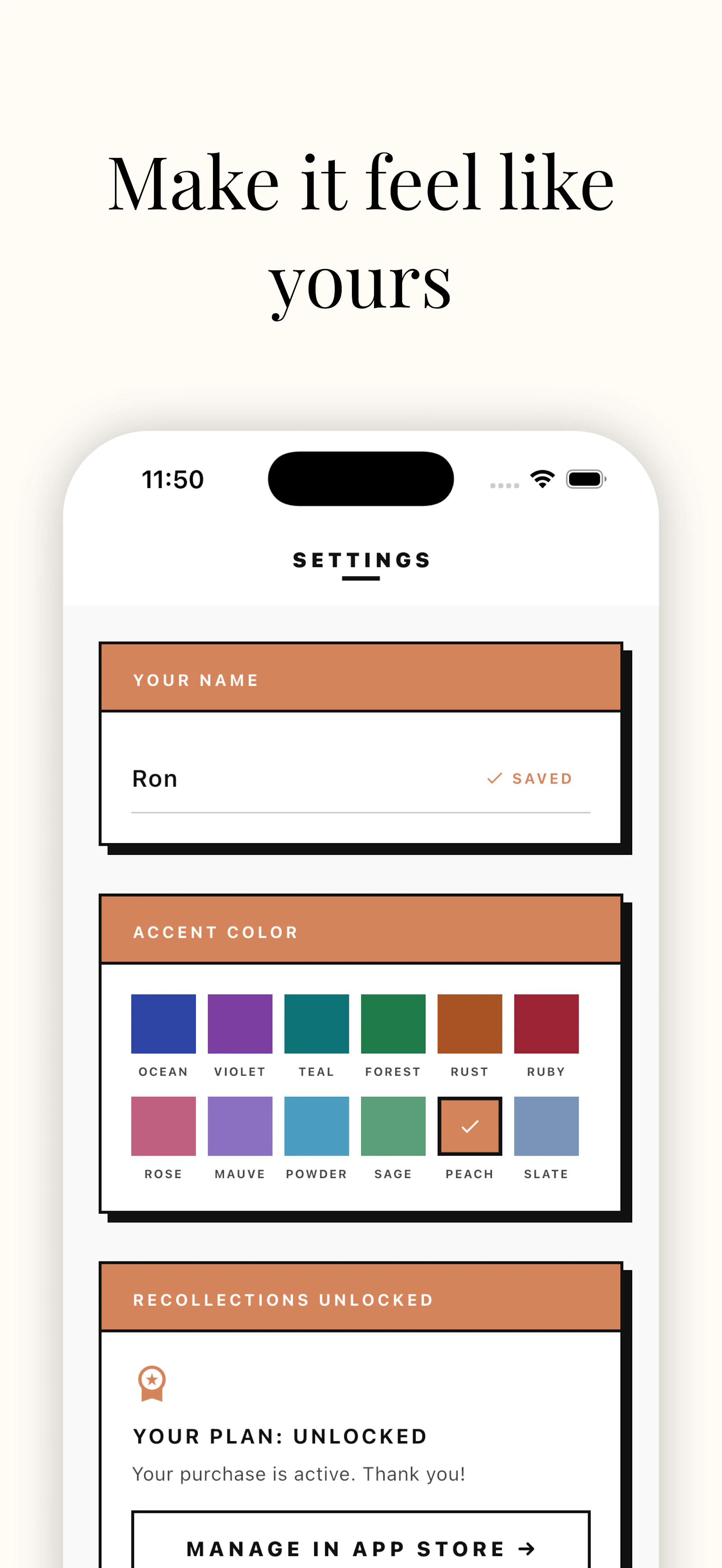 Recollections — Private Journal screenshot 7