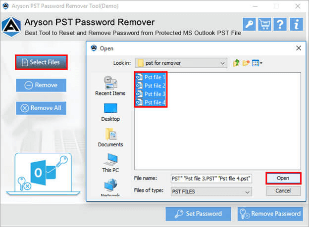 Outlook PST -wachtwoordverwijderaar Tool media 1